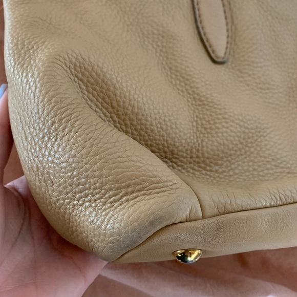 MIU MIU grain leather bag with strap tan - Picture 7 of 8